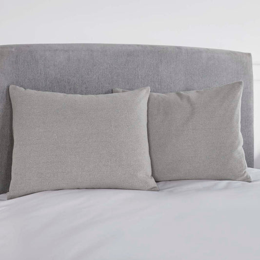 Burlap Dove Grey Standard Sham