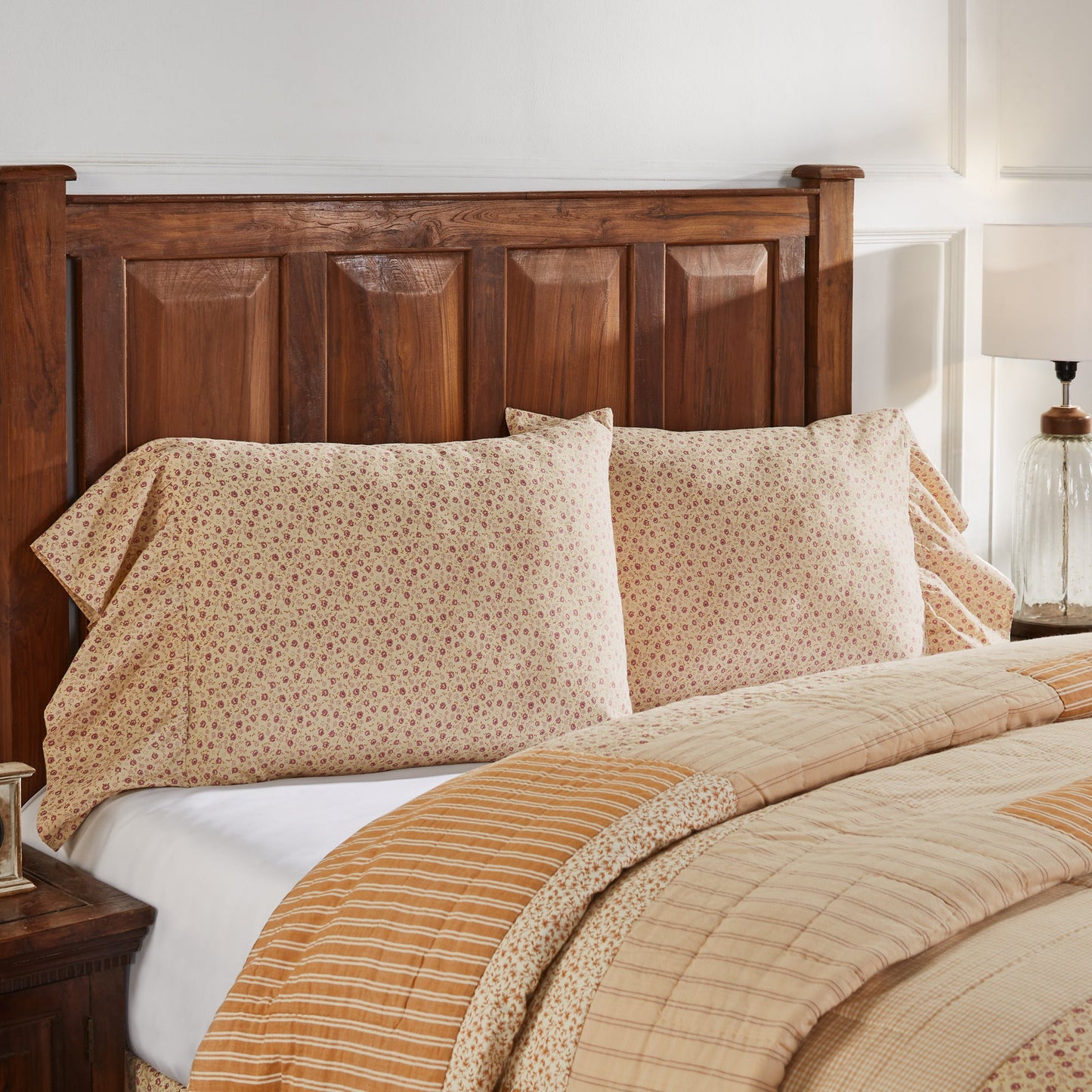 Camilia Ruffled Standard Pillow Case Set of 2 +8