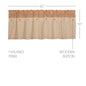 Camilia Ruffled Valance 19x60