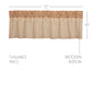 Camilia Ruffled Valance 19x72