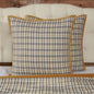 Morning Meadow Plaid Fabric Euro Sham 26Lx26W