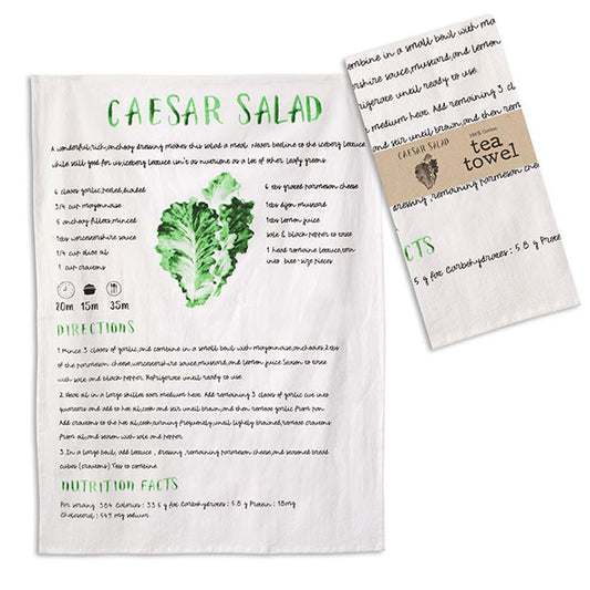 Caesar Salad Tea Towel - Min of 4