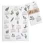 Greenery Calendar Tea Towel - Min of 4