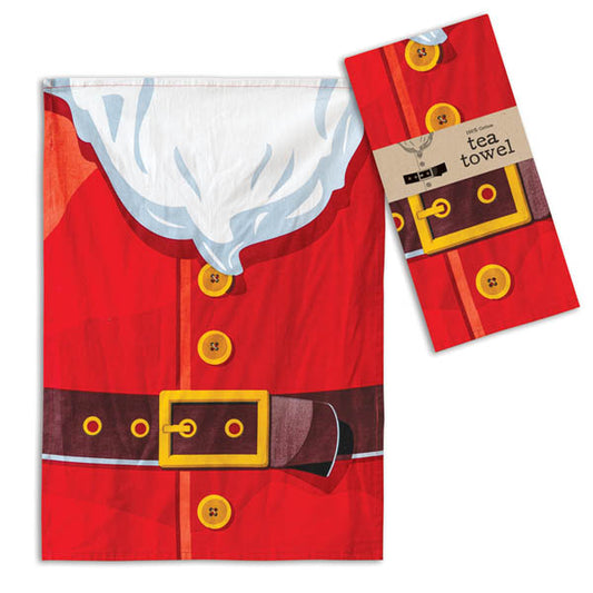 Santa Suit Tea Towel - Min of 4