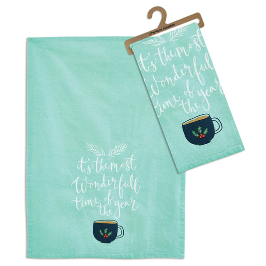 Wonderful Time Tea Towel - Min of 4