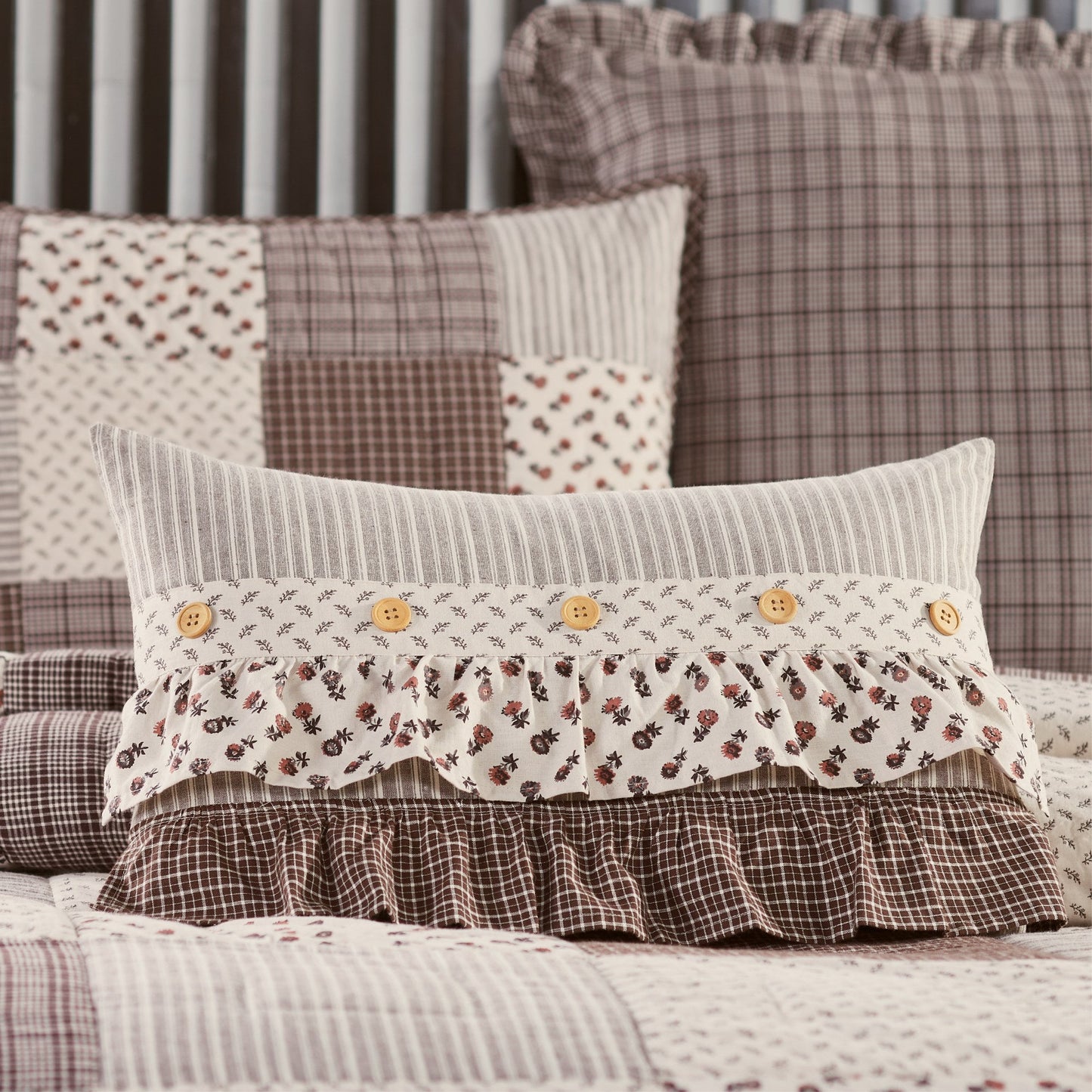 Florette Ruffled Pillow