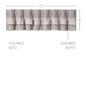 Florette Ruffled Valance 16x72