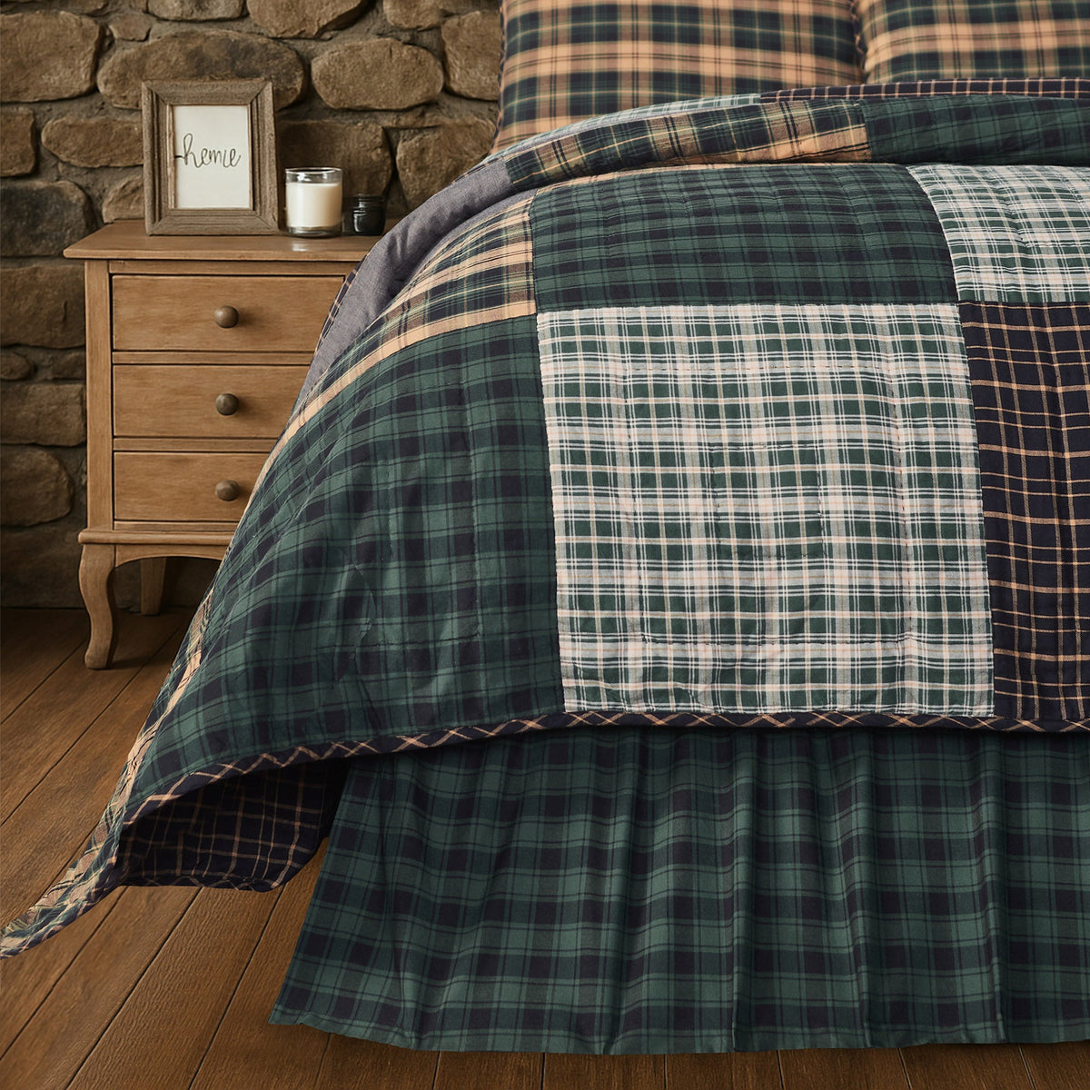 Pine Grove Twin Bed Skirt 39x76x16