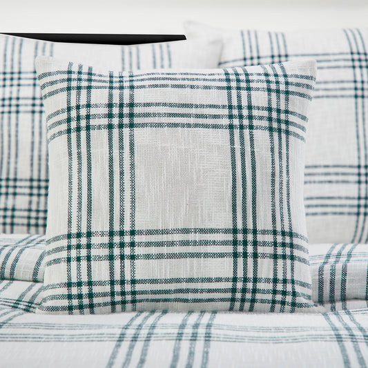 Pine Grove Plaid Fabric Pillow