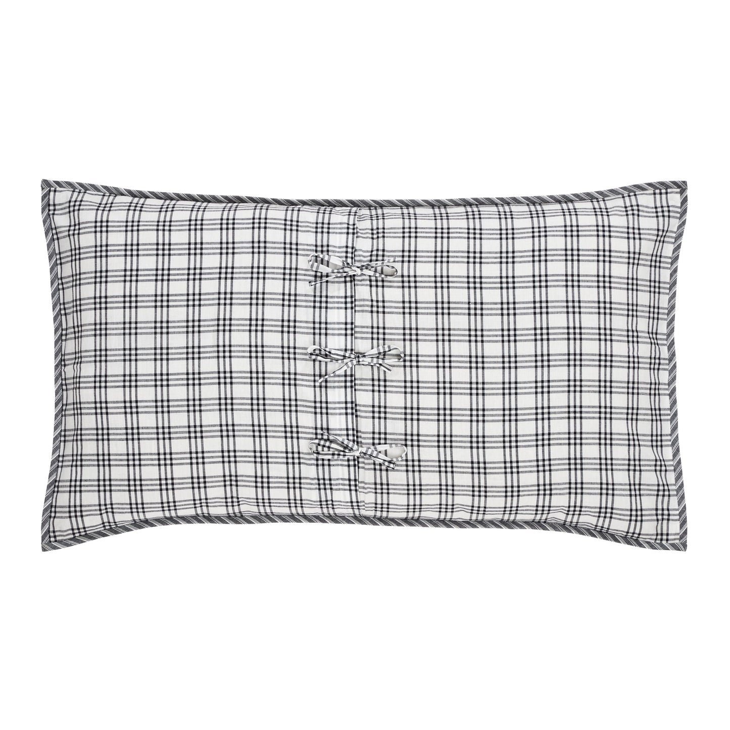 Sawyer Mill Black King Sham 21x37