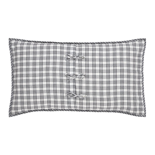 Sawyer Mill Black King Sham 21x37