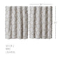 Frayed Lattice Oatmeal Tier Set of 2 L36xW36