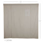 Kaila Ticking Stripe Shower Curtain 72x72