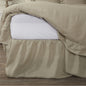 Provincial Linen Natural Queen Bed Skirt 80Lx60Wx21
