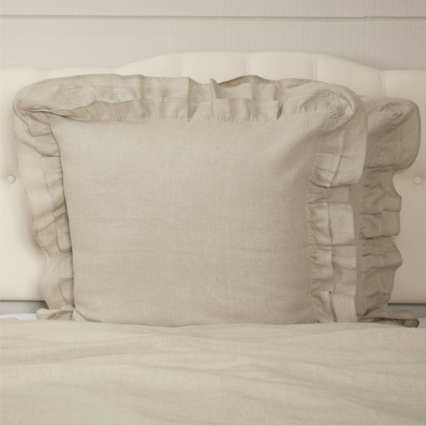 Provincial Linen Natural Euro Sham 26Lx26W