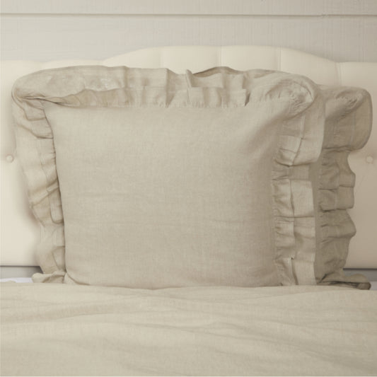 Provincial Linen Natural Euro Sham 26Lx26W