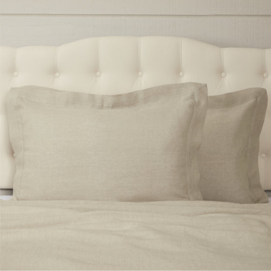 Provincial Linen Natural Standard Sham 27Lx21W