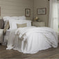 Provincial Linen White Queen Bedspread 78Lx56W+36