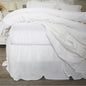 Provincial Linen White Queen Bed Skirt 80Lx60Wx21