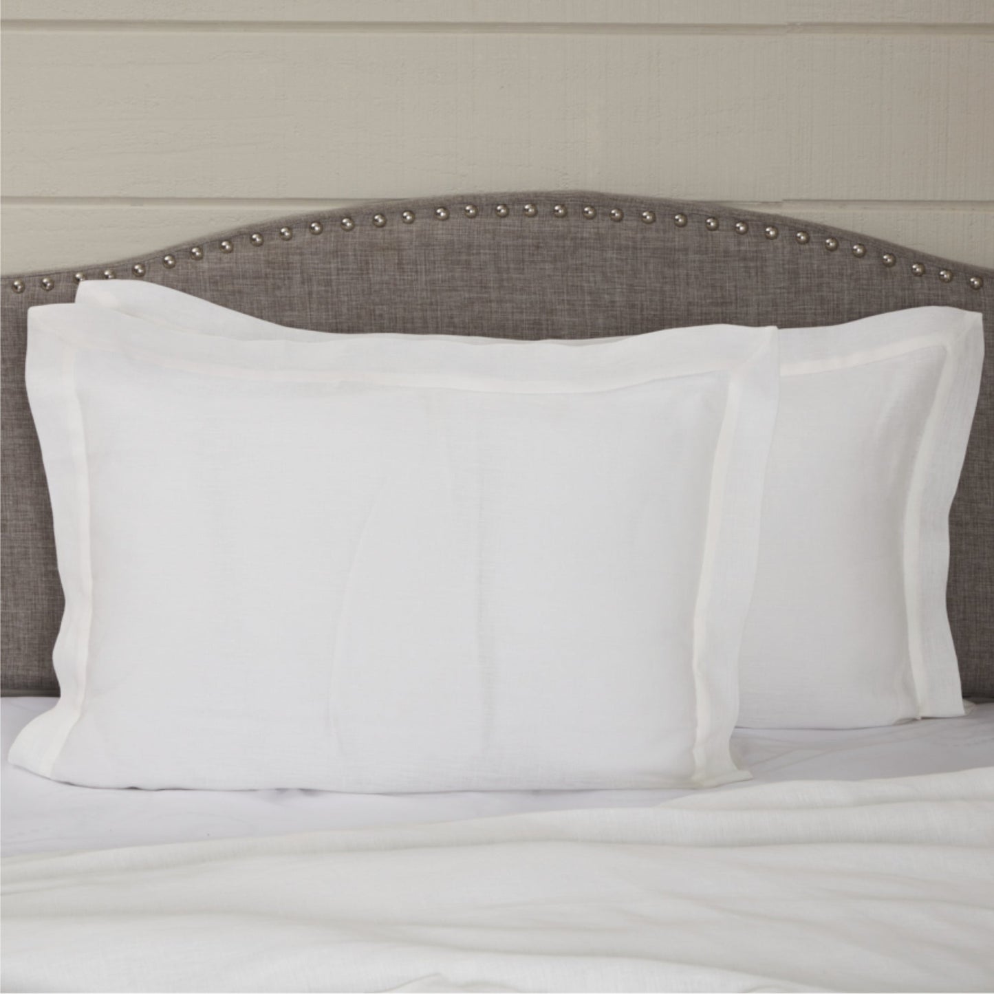 Provincial Linen White Standard Sham