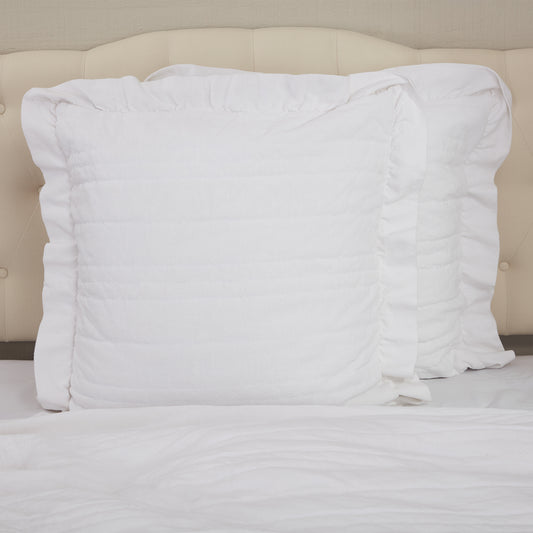Serenity Quilted Euro Sham 26Lx26W
