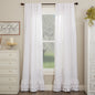 Serenity Ruffled Panel Set of 2 84Lx40W