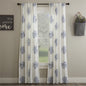 Lydia Blue Panel Set of 2 84Lx40W