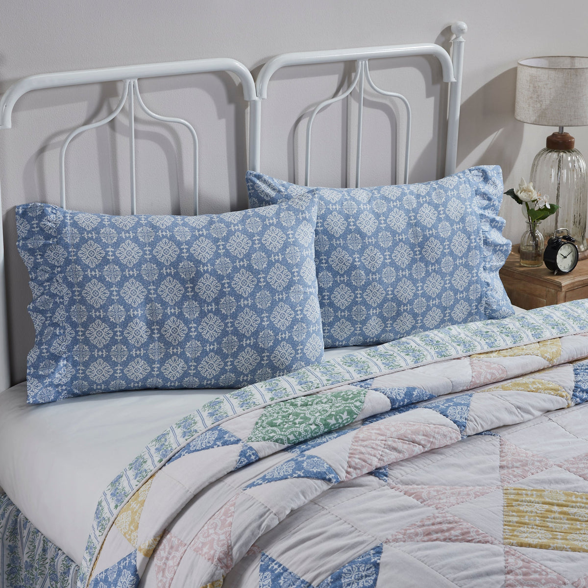 Jolie Ruffled Standard Pillow Case Set of 2 +4