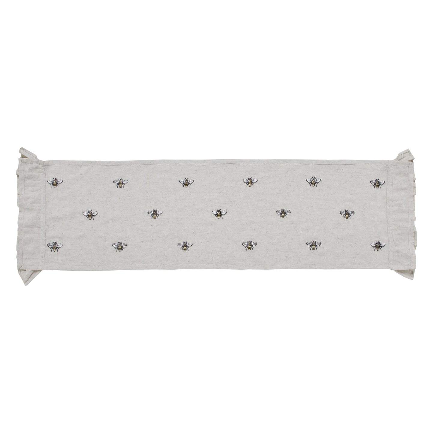 Embroidered Bee Runner 13x48
