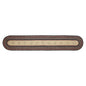 Colonial Star Jute Oval Runner 13x72
