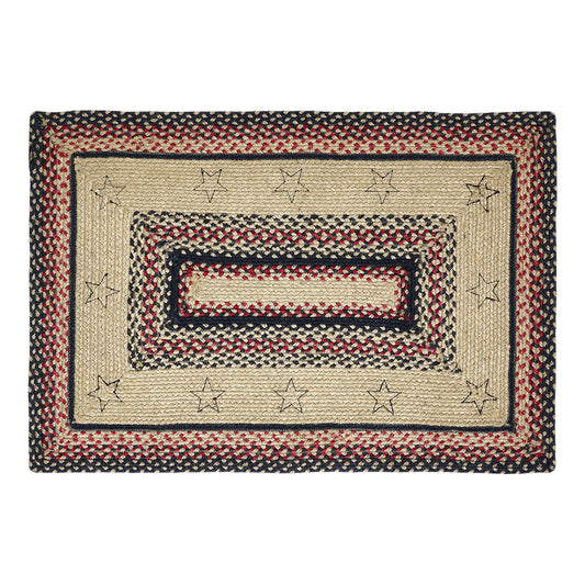 Colonial Star Jute Rug Rect 24x36
