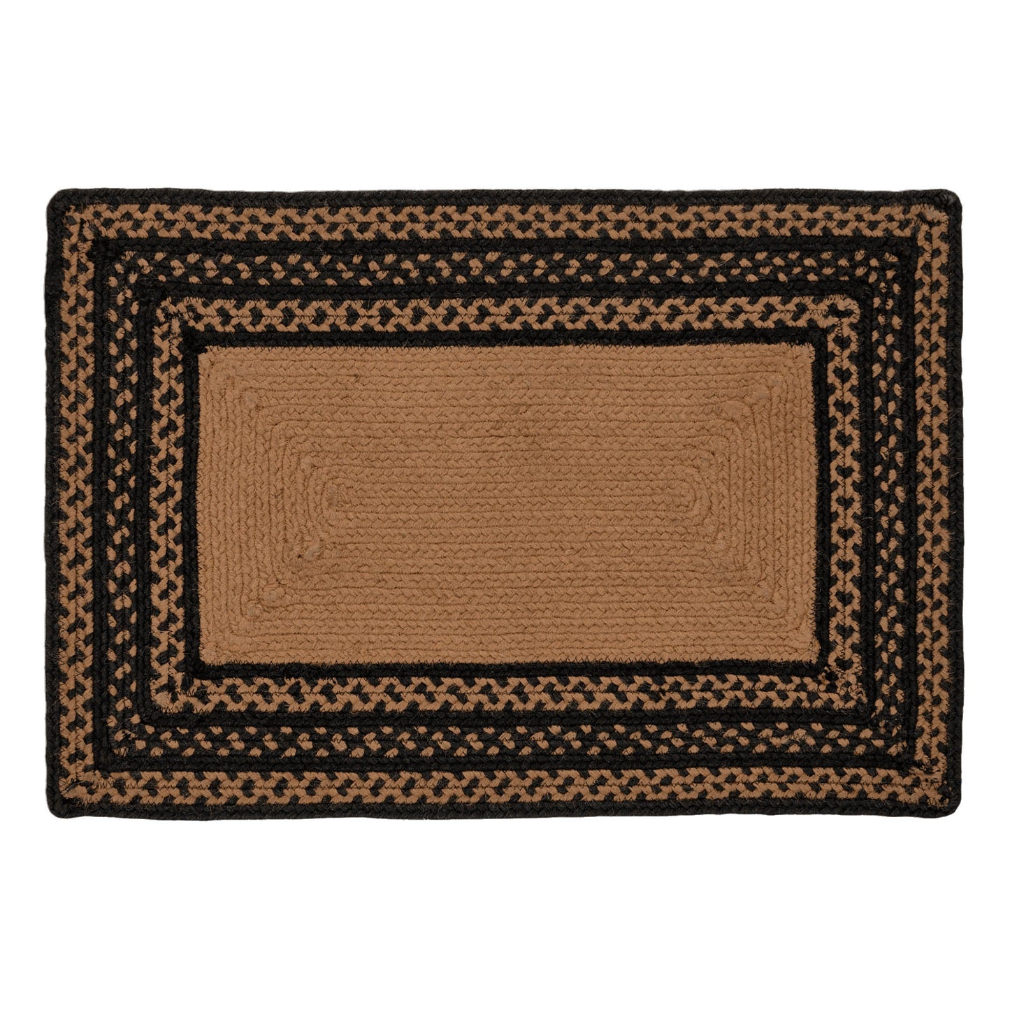 Farmhouse Jute Rug Rect Stencil Stars 20x30