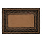 Farmhouse Jute Rug Rect Stencil Stars 20x30