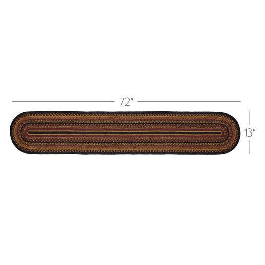 Heritage Farms Jute Oval Runner 13x72