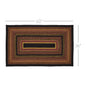 Heritage Farms Jute Rug Rect w/ Pad 36x60