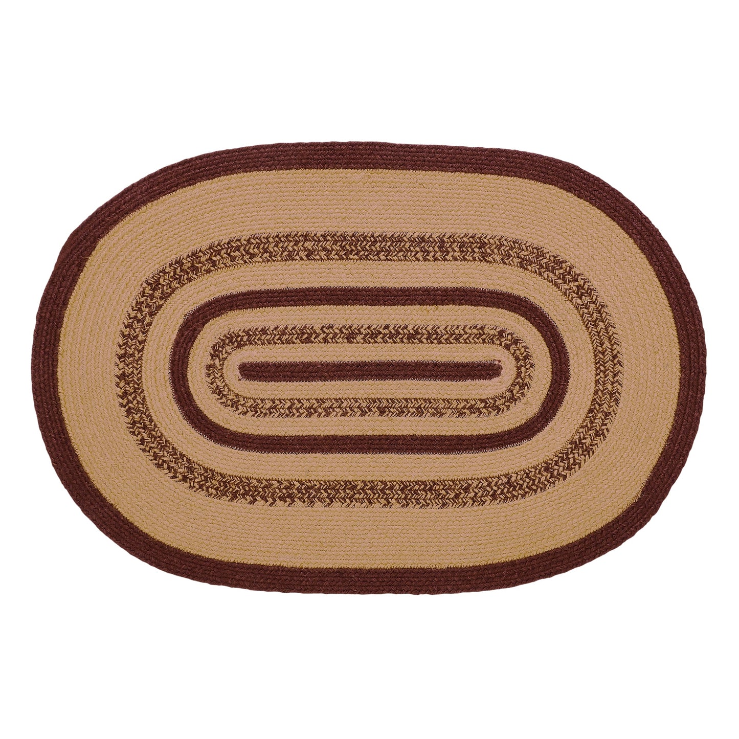 Potomac Jute Rug Oval Stencil Stars 24x36