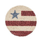 Celebration Jute Flag Coaster Set of 6