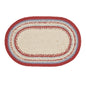 Celebration Jute Oval Placemat 12x18