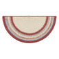 Celebration Jute Rug Half Circle 16.5x33