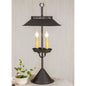 Large Double Candle Desk Lamp