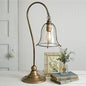 Antique Gooseneck Brass Finish Lamp