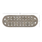 Celeste Blended Pebble Indoor/Outdoor Runner Oval 12x36