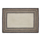 Floral Vine Jute Rug Rect Welcome 20x30