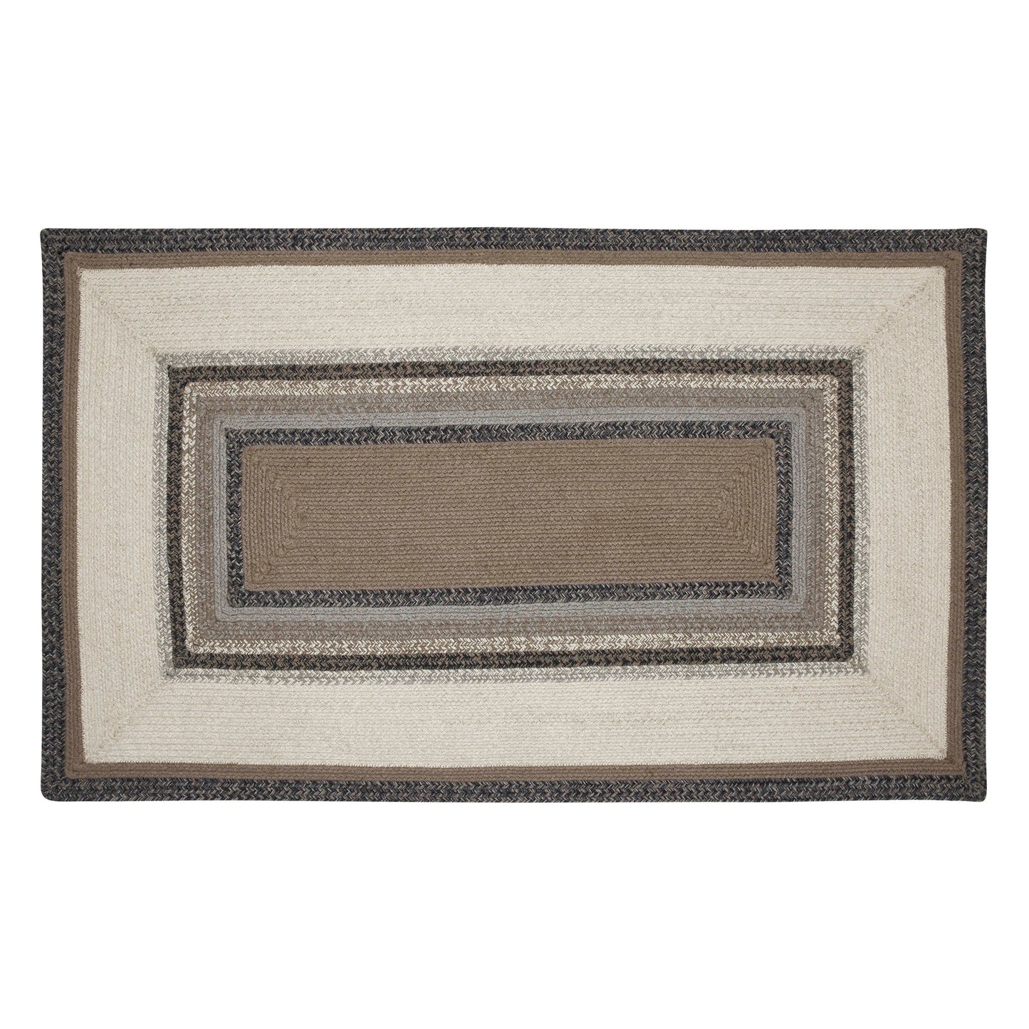 Floral Vine Jute Rug Rect w/ Pad 36x60