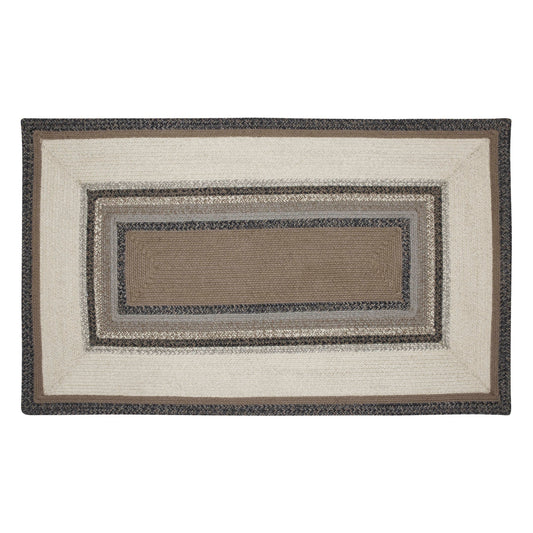 Floral Vine Jute Rug Rect w/ Pad 36x60