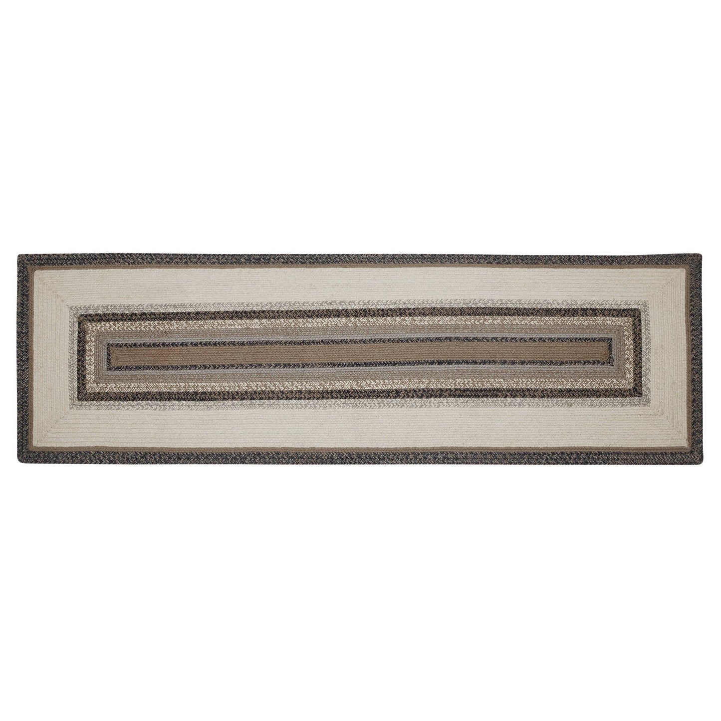 Floral Vine Jute Rug/Runner Rect w/ Pad 24x78