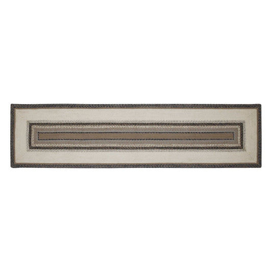 Floral Vine Jute Rug/Runner Rect w/ Pad 24x96