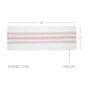 Antique White Stripe Coral Indoor/Outdoor Runner 12x36