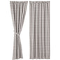 Annie Buffalo Grey Check Blackout Panel 84x50