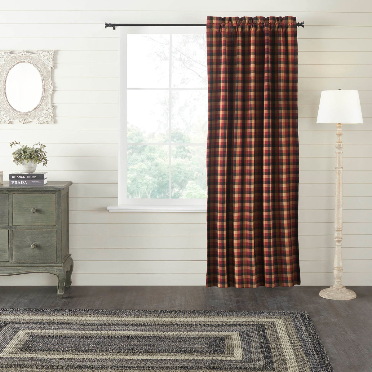 Heritage Farms Primitive Check Blackout Panel
